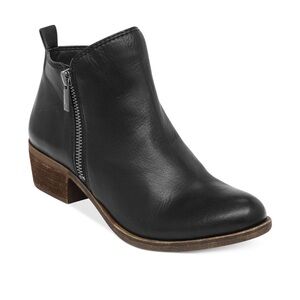 Lucky Brand “Basel” Black Ankle Booties
